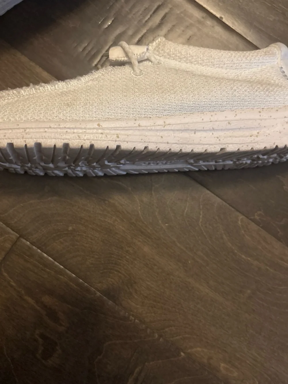 Hey Dude Kids White Slip-On Sneaker